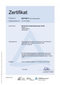 TÜV SCP-Zertifikat